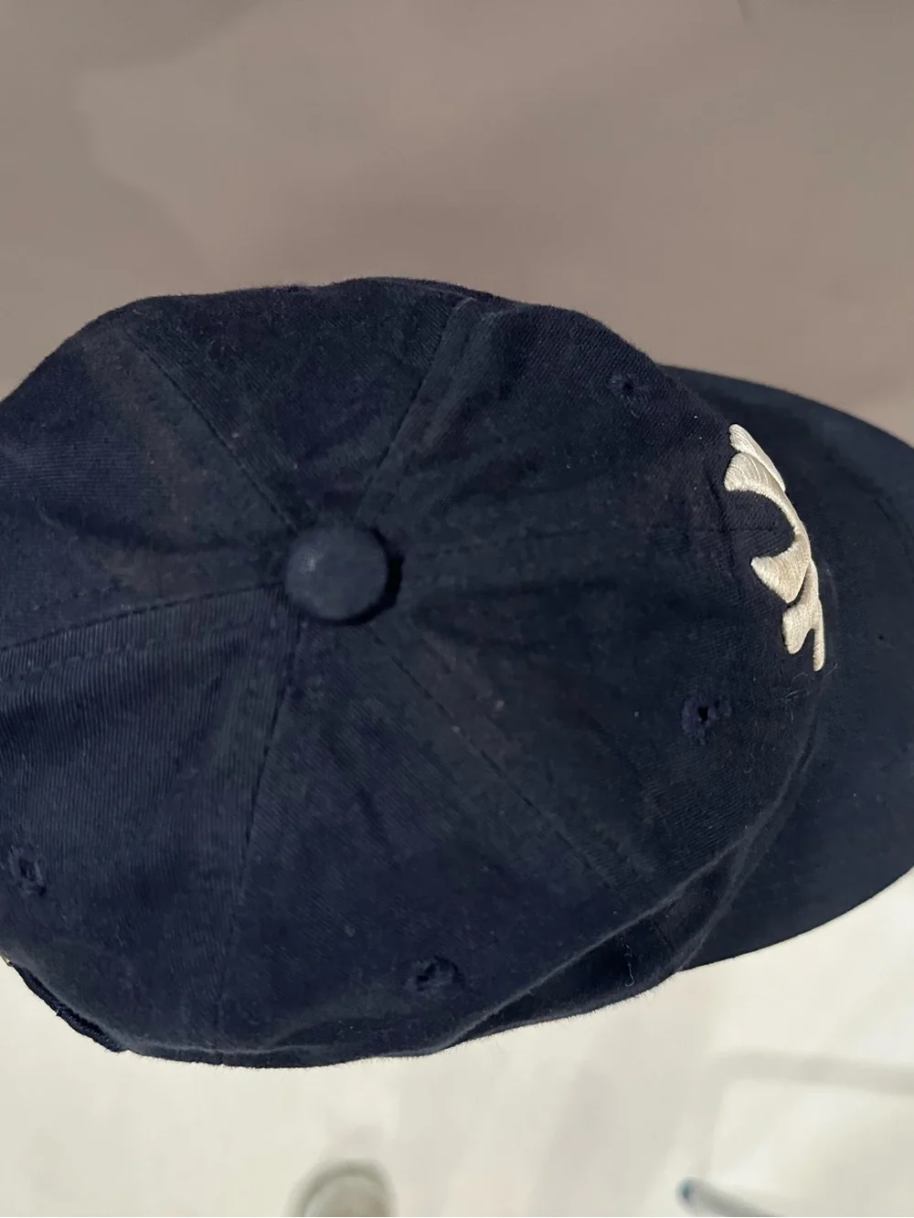 Navy Baseball Cap with White NY Logo